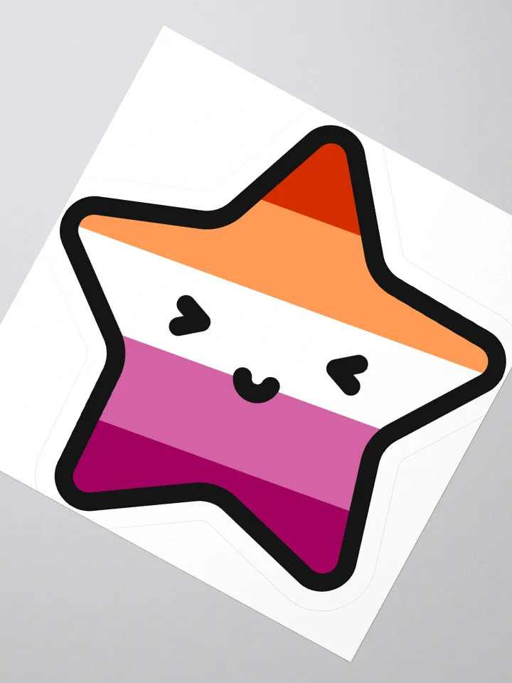 Lucy Lesbian Pride Sticker product image (5)