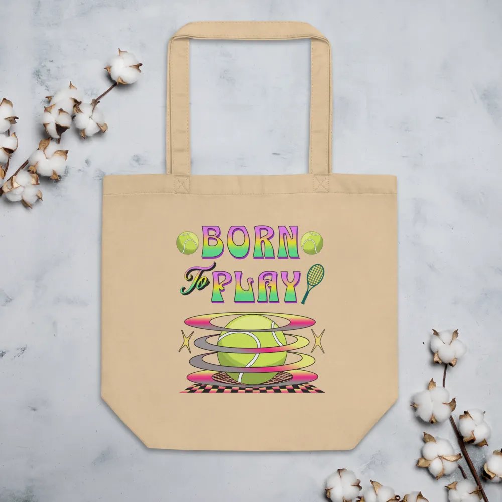 Born to Play Tennis Eco Tote product image (3)
