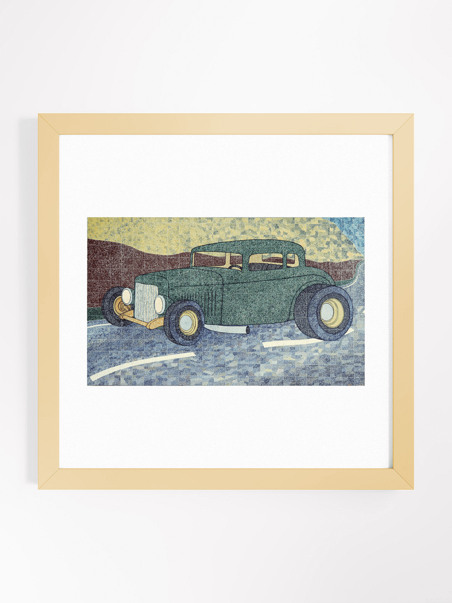 Green Hotrod (2002) print framed product image (1)