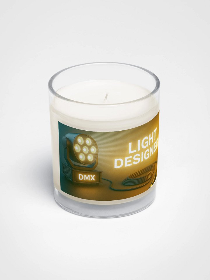 Theatrically Jerry: "LD" Light Designer Premium Soy Wax Candle product image (2)