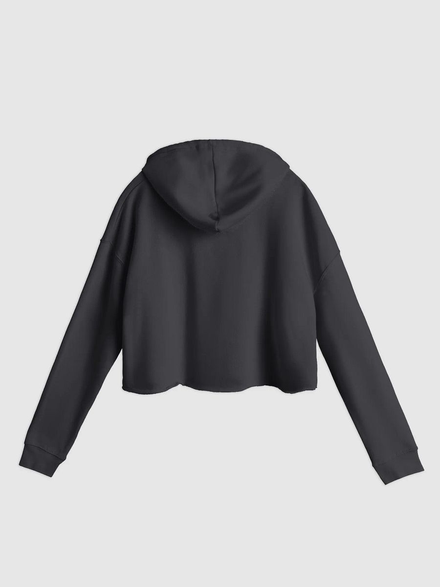 Whore for Lore Cropped Hoodie (White) product image (2)