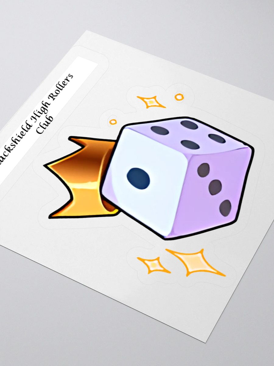 Blackshield High Rollers Club Dice King Kiss Cut Stickers product image (5)