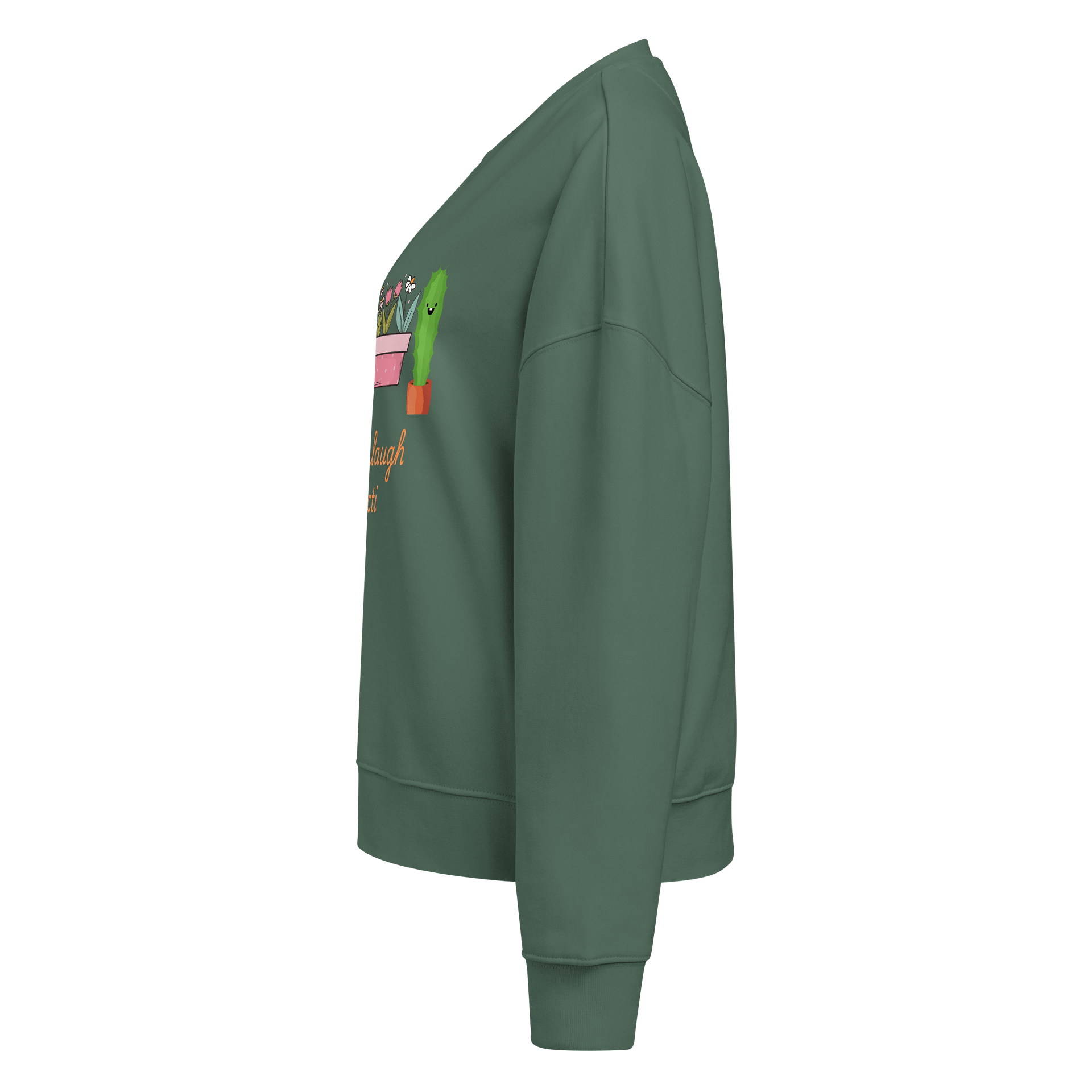 Cheerful Cacti & Floral Delight Sweatshirt product image (3)