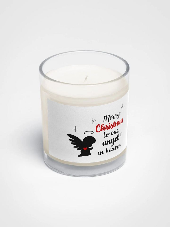 Merry Christmas to our angel in heaven Candle product image (2)
