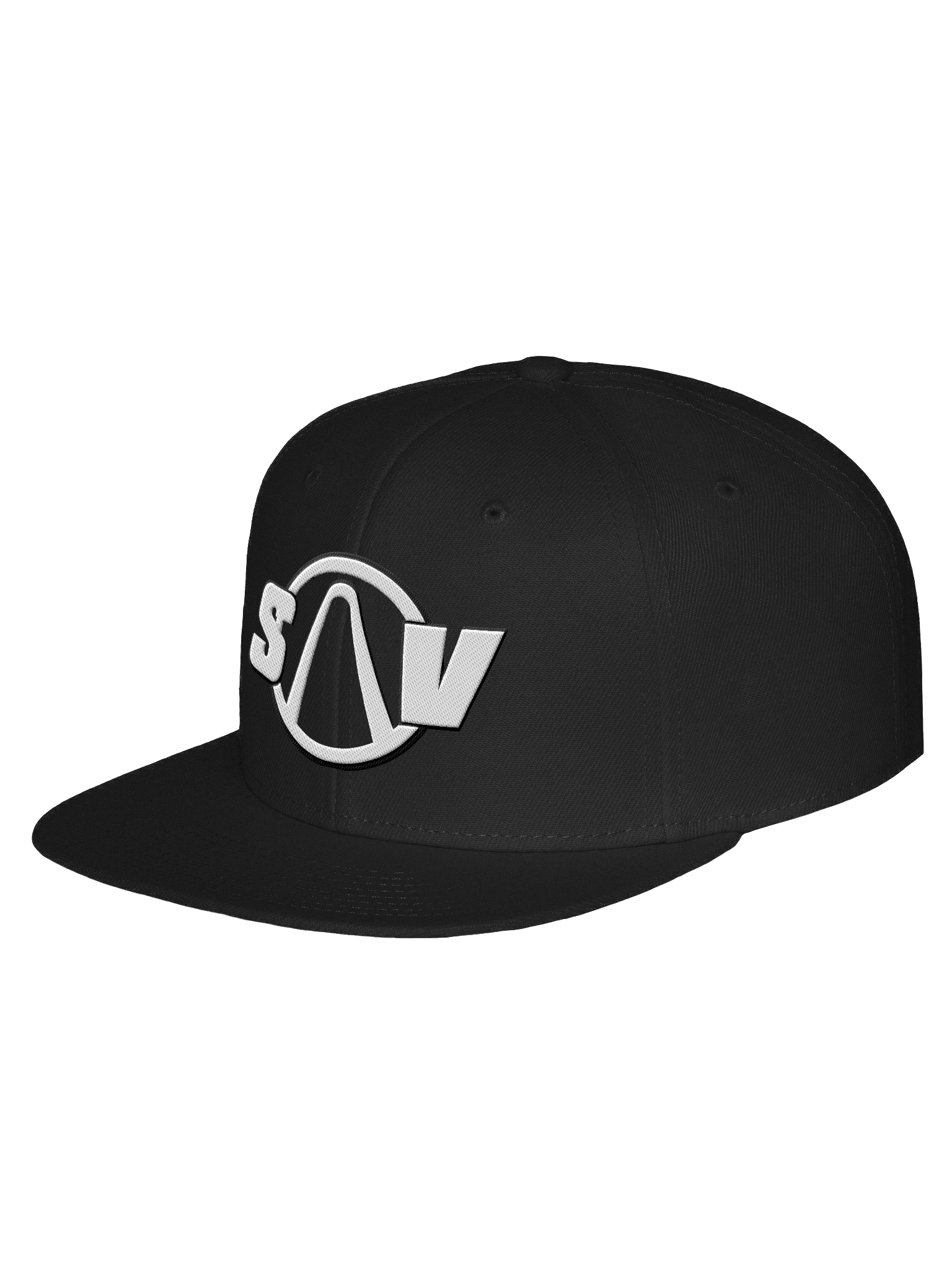 SAV logo flatbill white product image (2)
