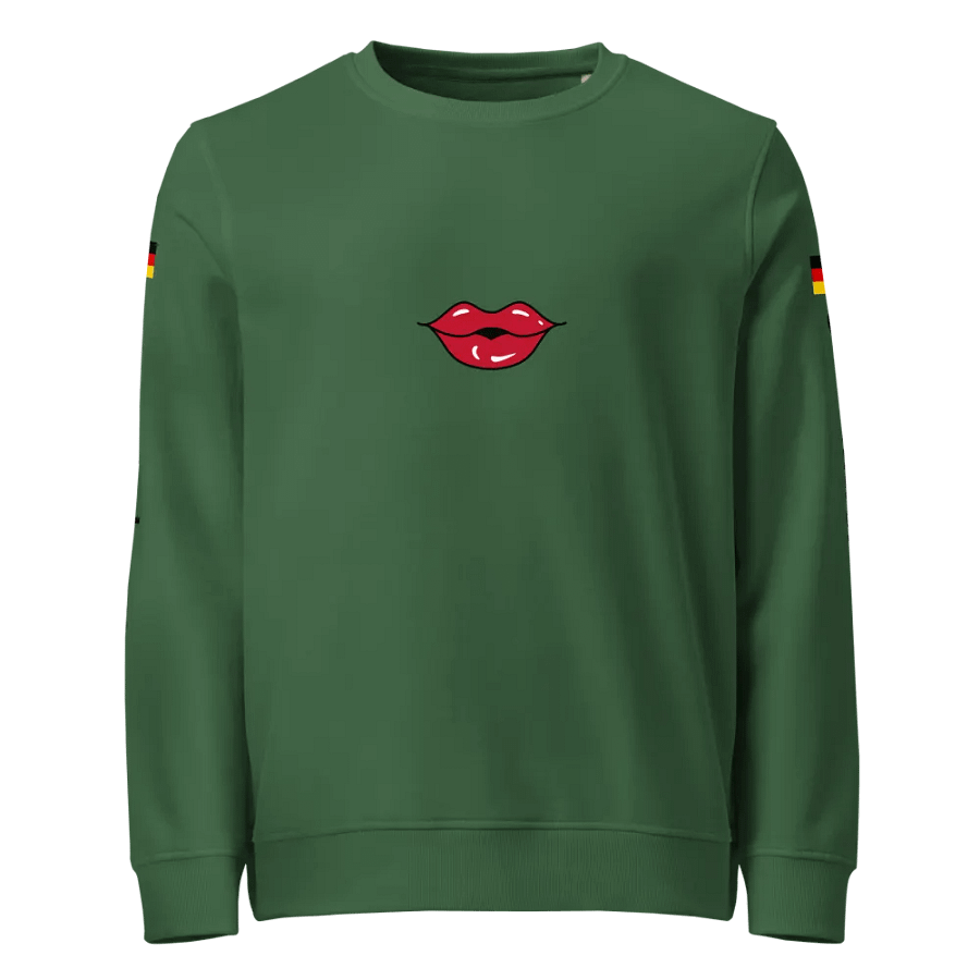 Glossy Lips Organic Sweatshirt for Women and Men product image (5)