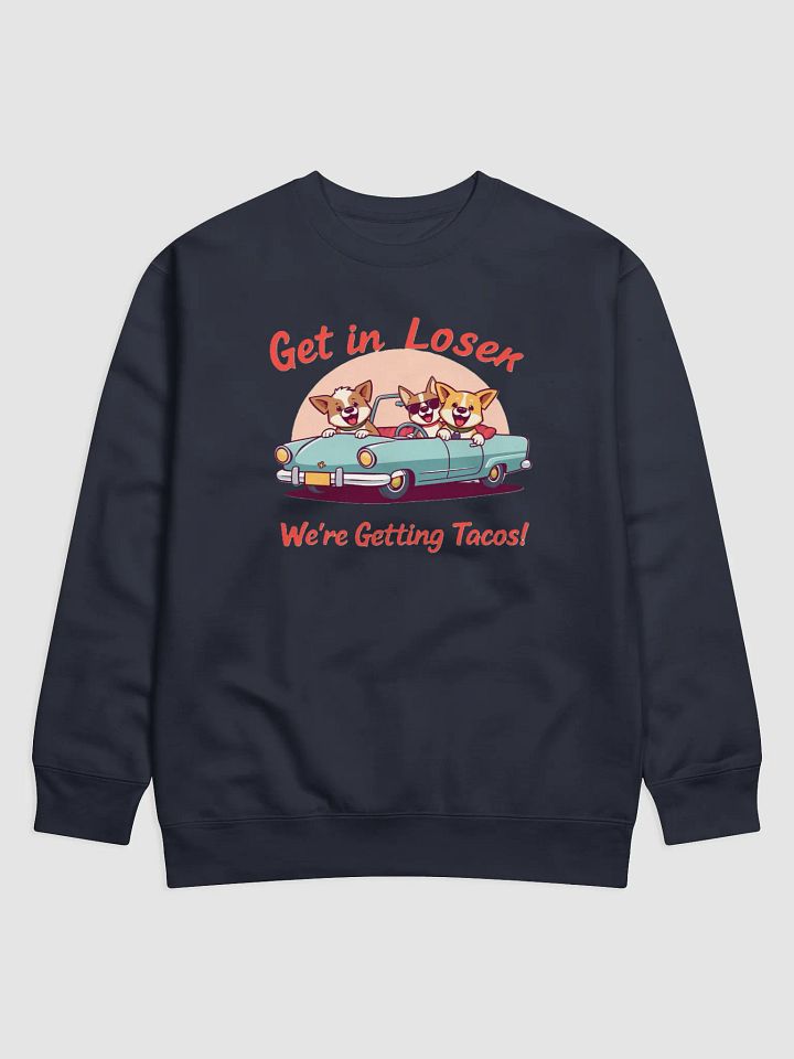 Taco Dogs Ride Premium Sweatshirt product image (2)