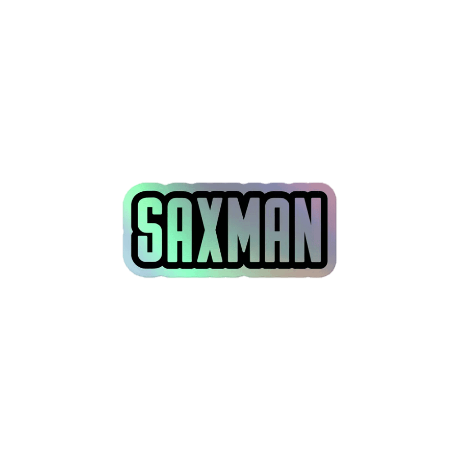 SAXMan Holo Sticker product image (1)