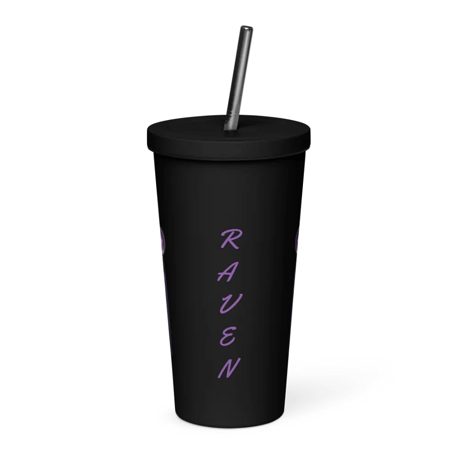 Raven Insulated Tumbler w/ Straw product image (2)