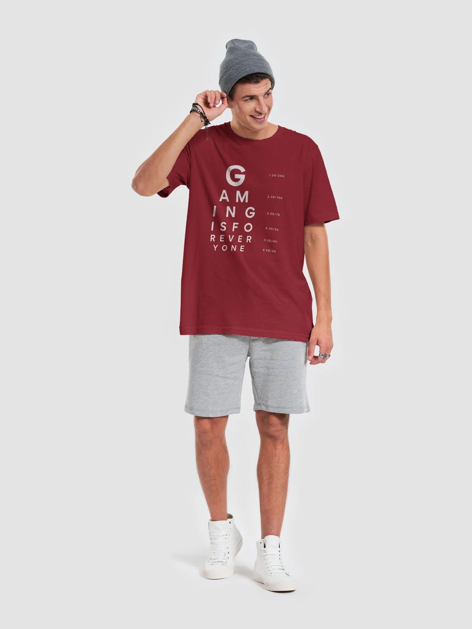 Gaming Is For Everyone - Eye Chart - Bella+Canvas Supersoft T-Shirt product image (6)