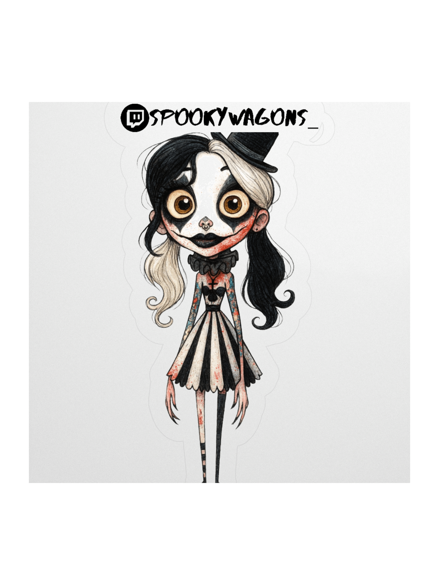 Spookytober Art Sticker (1/3) product image (1)