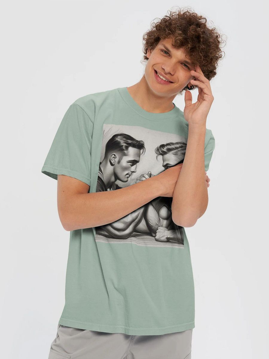 Heavyweight T Shirt. Come and Get It Sailors Gay Pride Graphic Design product image (5)