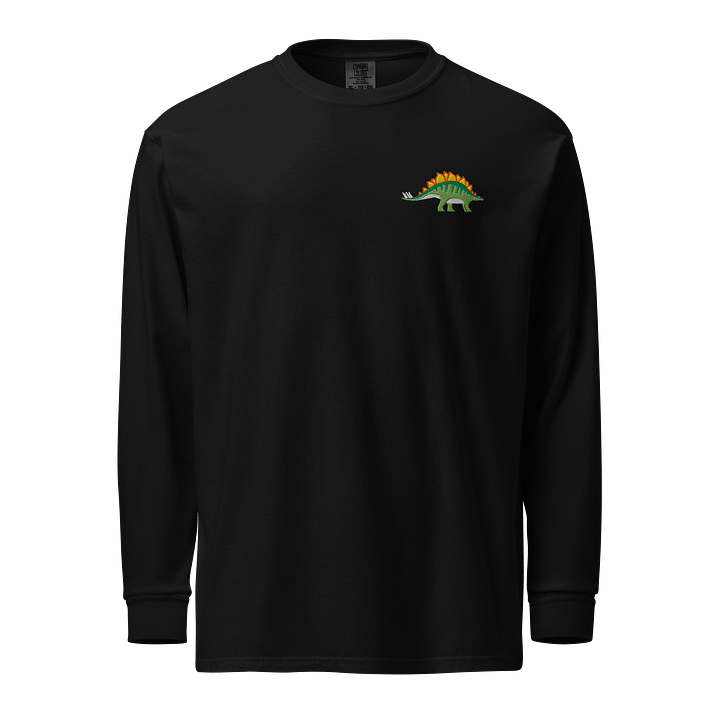 Stegosaurus Embroidered Long Sleeve T Shirt product image (1)