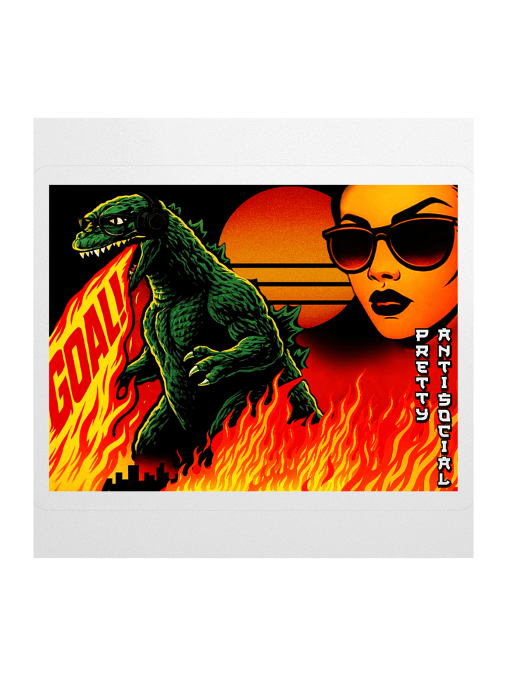 GOALZILLA x PASP Sticker product image (1)