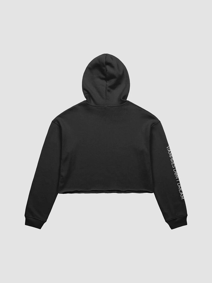 Vampires Don't Dream | Midnight Gravity Crop Hoodie product image (2)