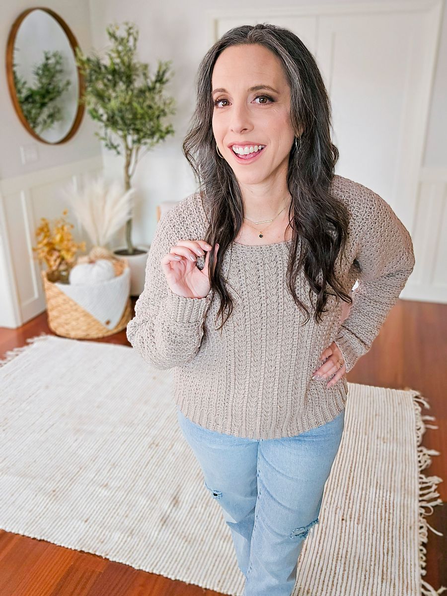 Toasty Wheat Crochet Sweater Pattern product image (8)