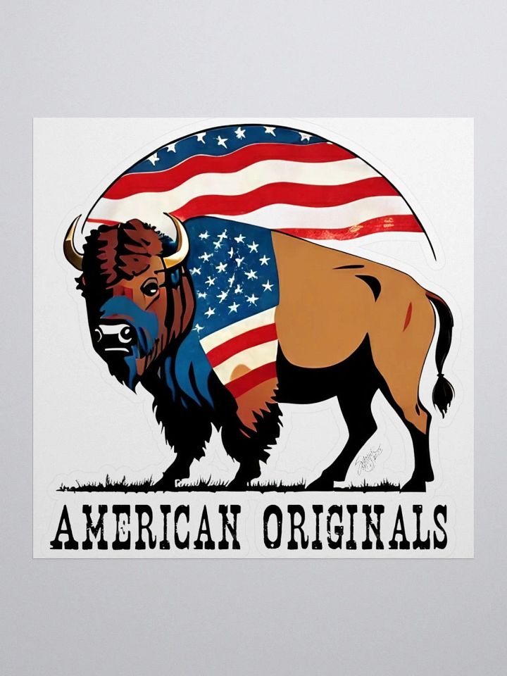 American Originals Bison Kiss Cut Stickers product image (2)
