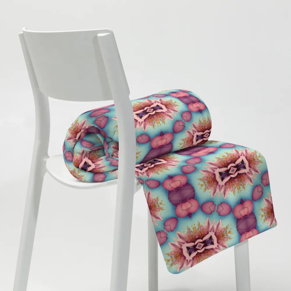 Vibrant Florals & Hearts Throw Blanket product image (9)