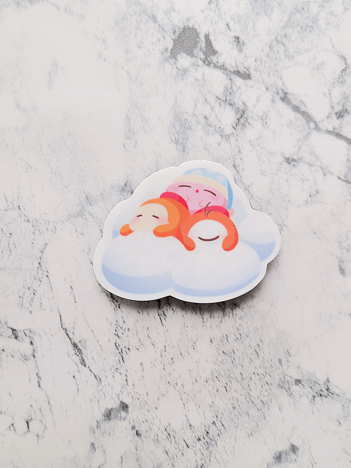 Sleepy Cloud Kirby Gang Sticker product image (1)