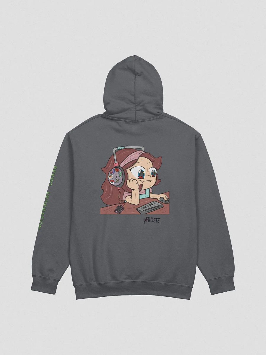 Lurking Hoodie with chill Rosie design on back product image (11)