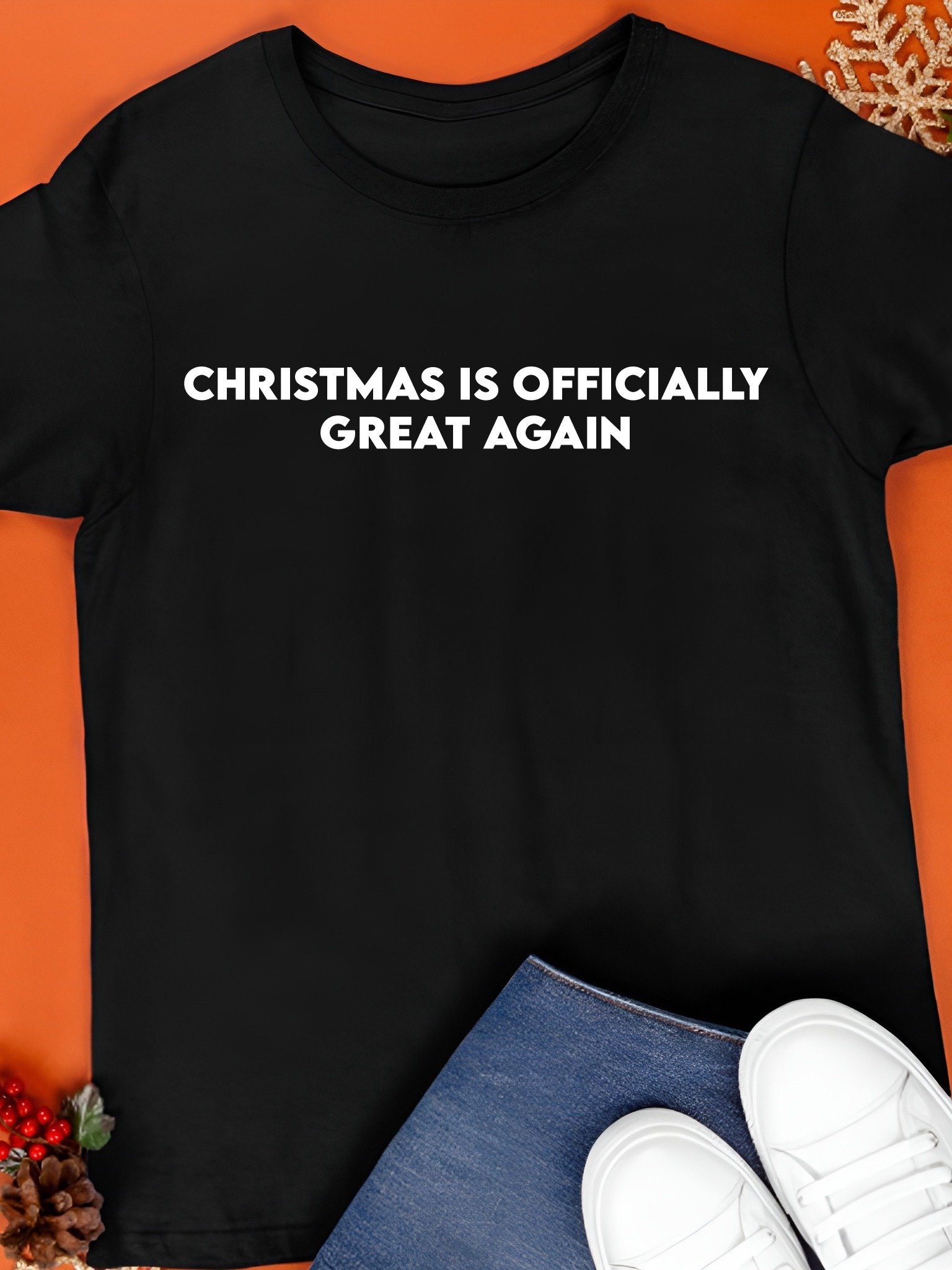 Christmas Is Officially Great Again Shirt product image (1)