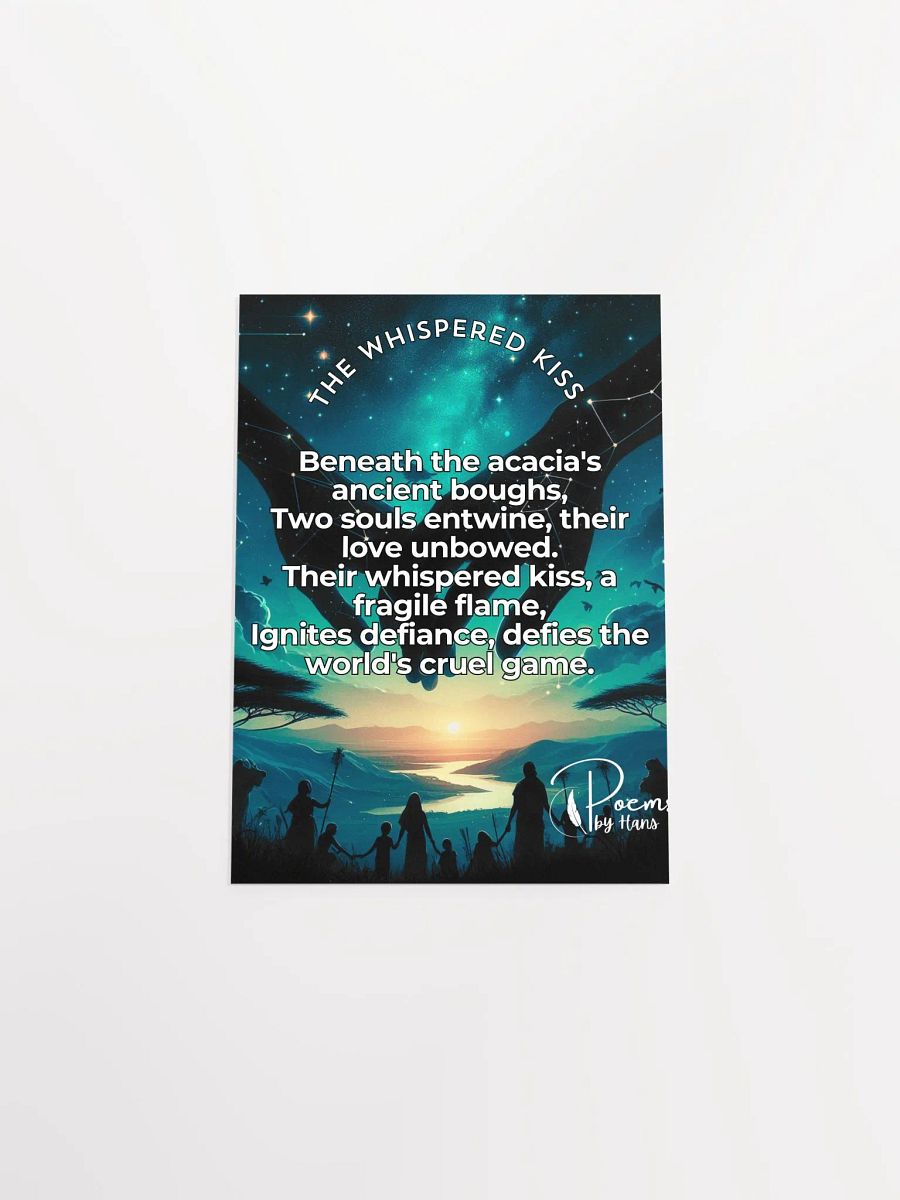 The Whispered Kiss Poetry Poster. Africa Pride 2024. LGBTQ Gay Pride product image (18)