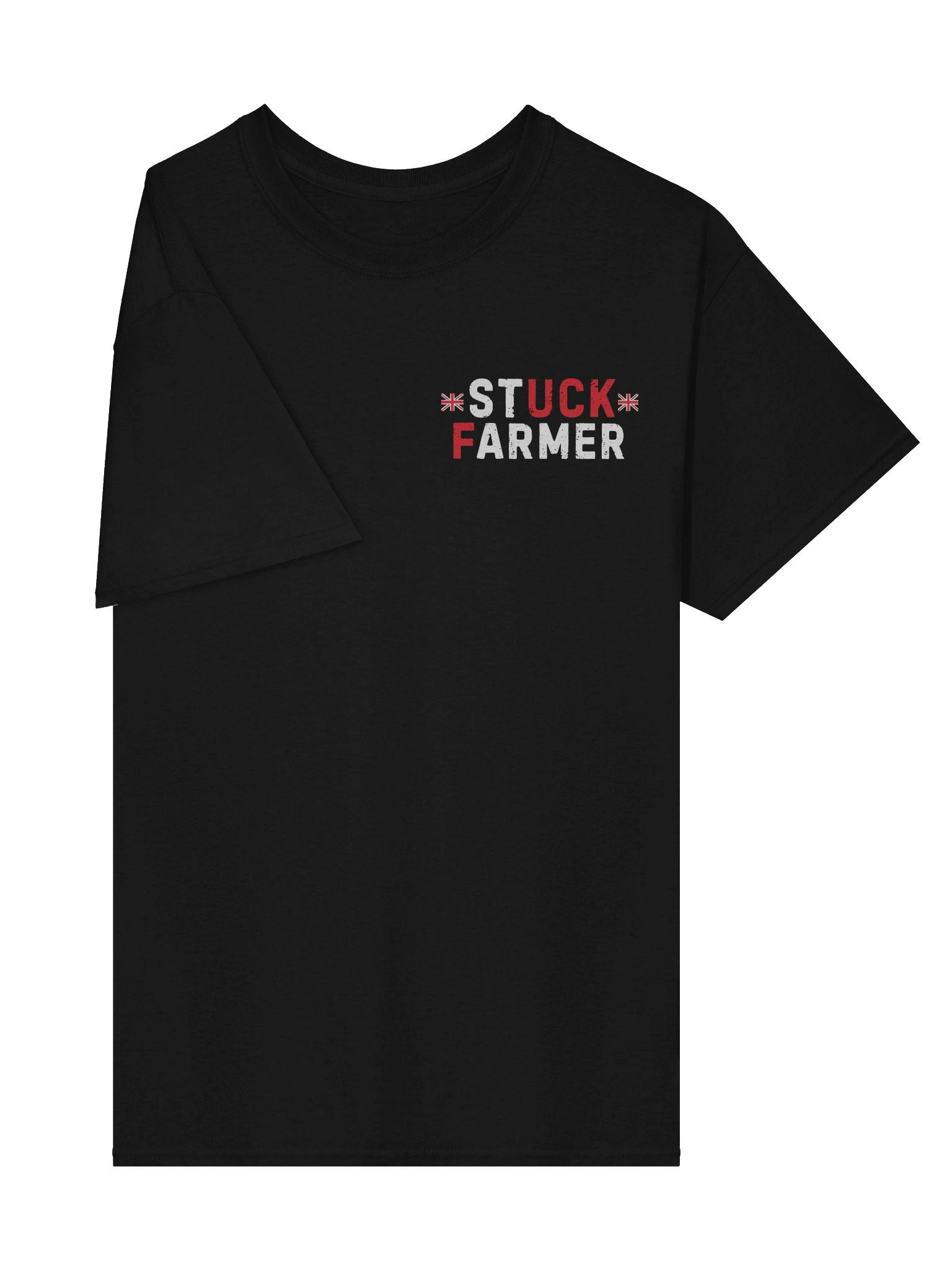 Stuck farmer back side and front side t shirt product image (38)