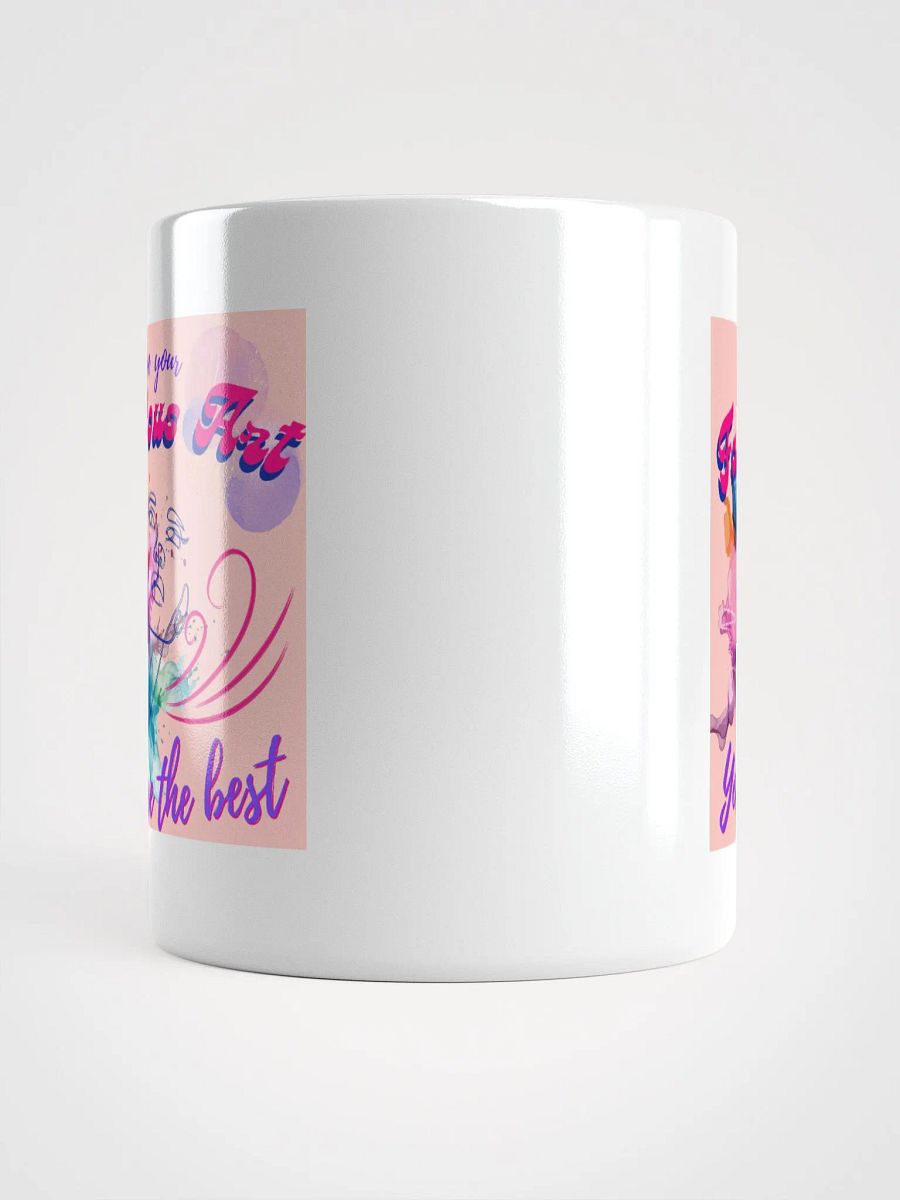 colorful mug for the artist. 'Love Love your favulous art' Perfect gift for colleague, friend who loves arty things product image (5)