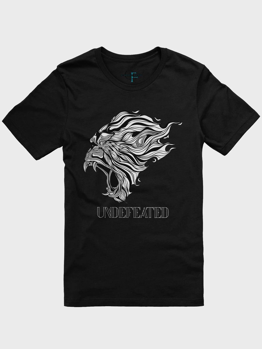 Black & White Gorilla Head "UNDEFEATED" Tee | Bella + Canvas 3001 Unisex Shirt product image (4)
