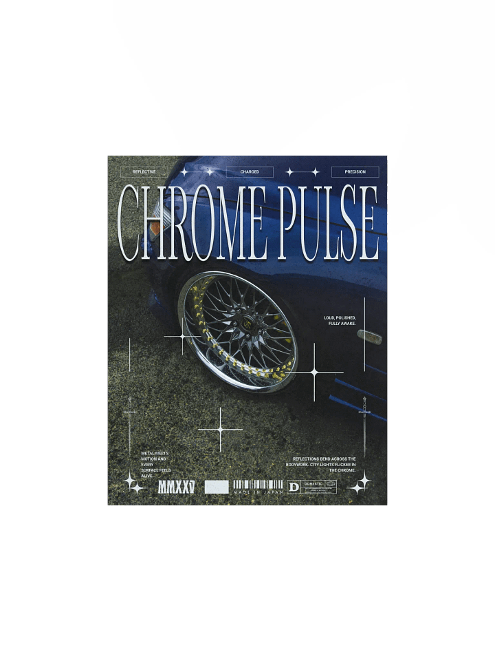 Chrome Pulse Poster product image (1)