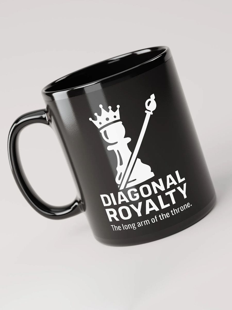 Diagonal Royalty - Black Glossy Mug product image (3)
