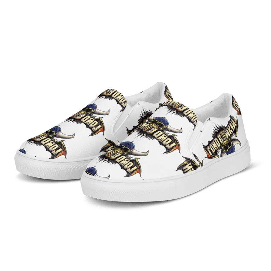 Halloween logo sweathercanvas slip-ons men product image (3)