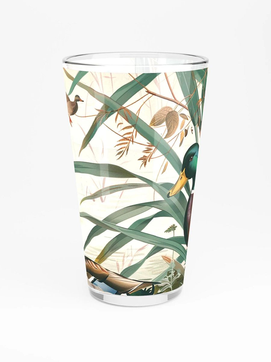“Kyoto Kamogawa River” Tranquil Mallard Pond Glass Art product image (3)