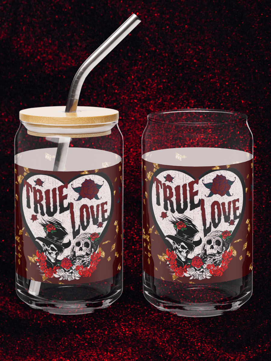 Gothic Eternal Love Glass Tumbler product image (1)