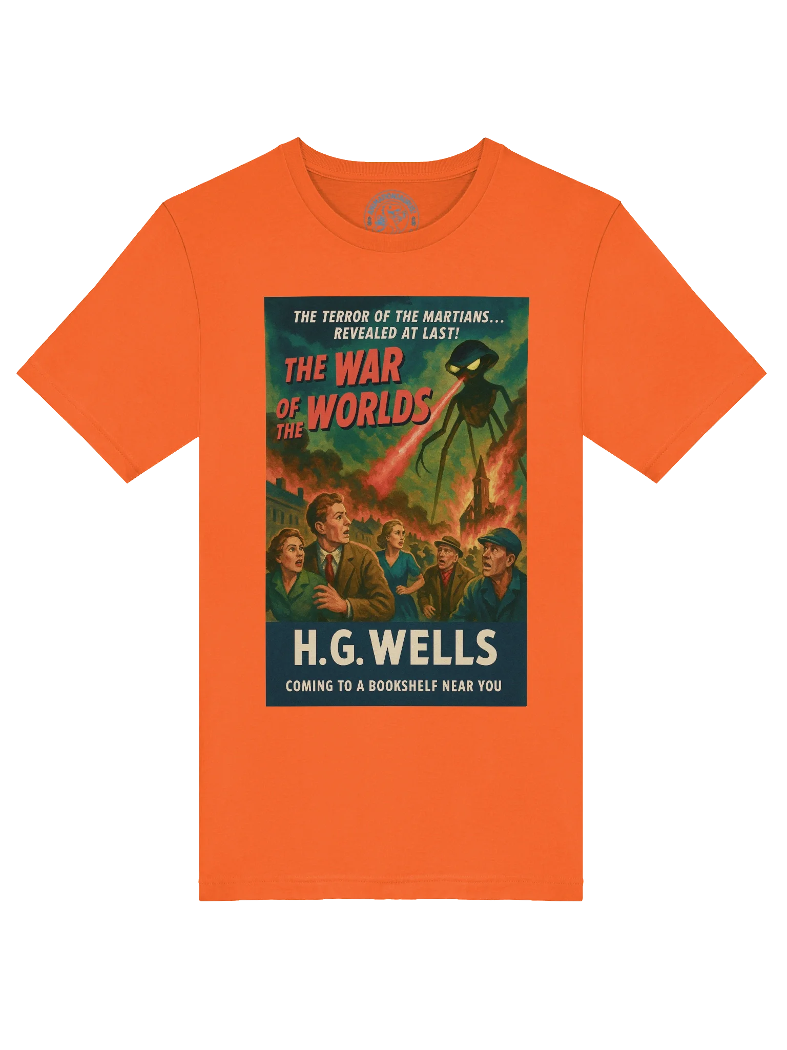 "The War of the Worlds" 1950's Faux Retro Film Poster H.G. Wells Concert Tee Fit Unisex T-Shirt product image (65)