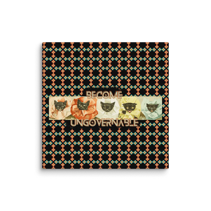 KC, Become Ungovernable (cats), Patterned Print product image (5)