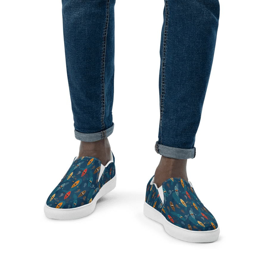 Underwater Surprise - Mens Slip On Canvas Shoes product image (12)