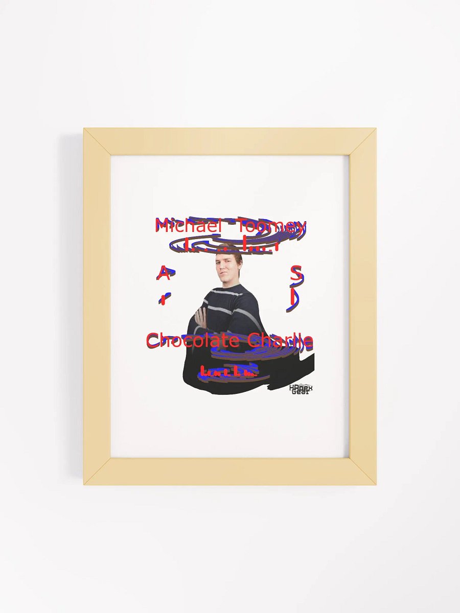 Michael Toomey As Chocolate Charlie 00 - Framed - High-Quality Matte Poster product image (4)