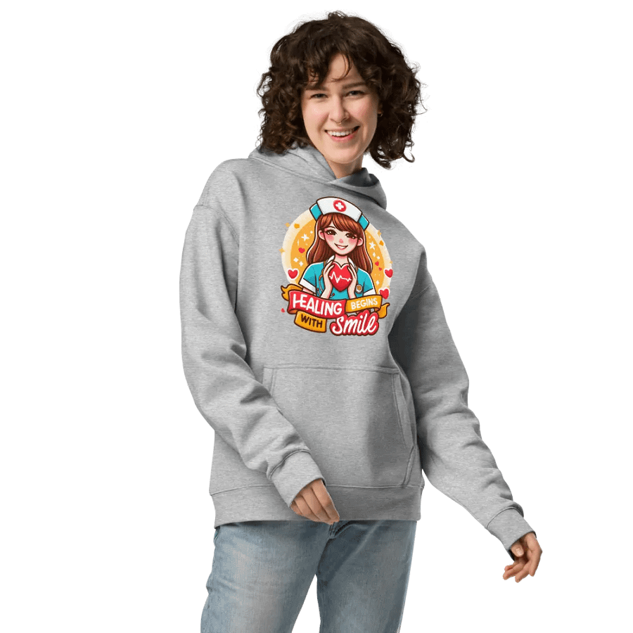 Smile of Healing Oversized Hoodie product image (33)