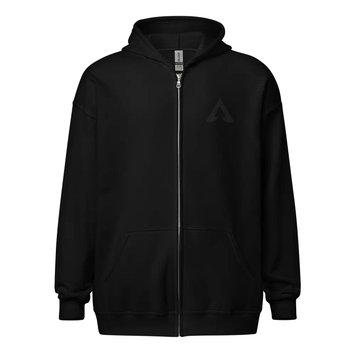 Zip Hoodie - Stealth logo (Embroidered) product image (1)