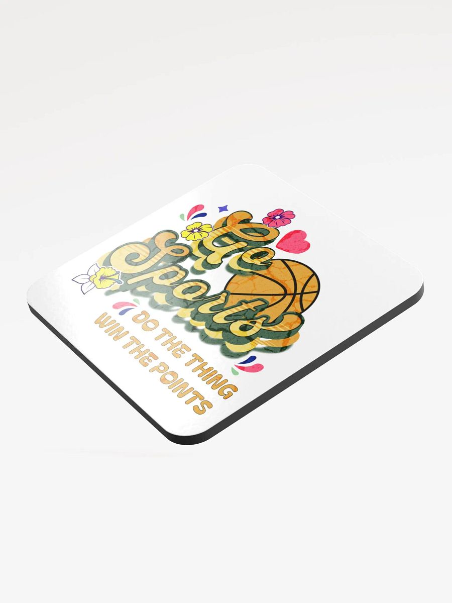 Go Sports Basketball Winning Cork Coaster product image (3)
