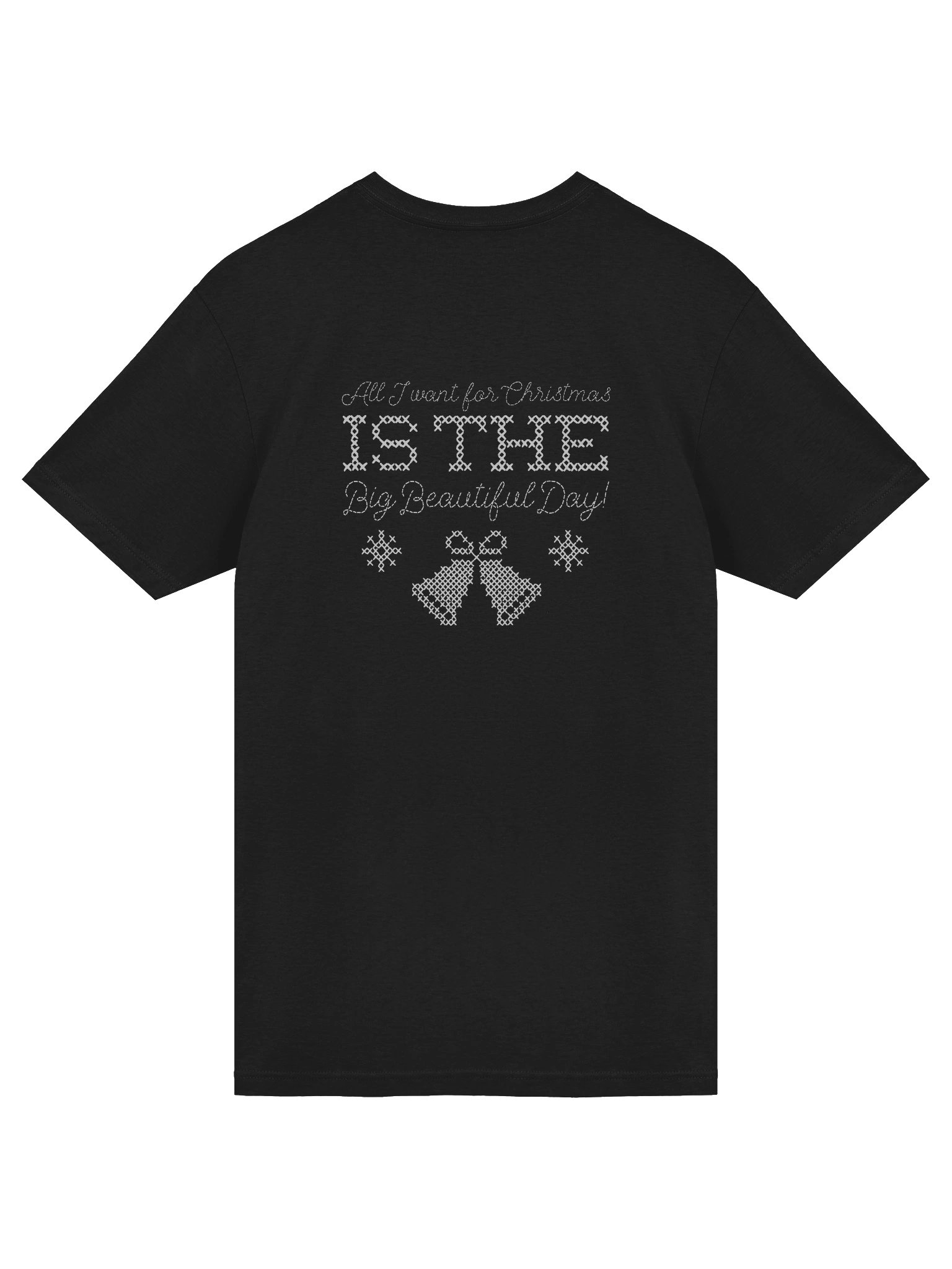 All I Want For Christmas Cross-Stitch Tee | Next Level product image (6)