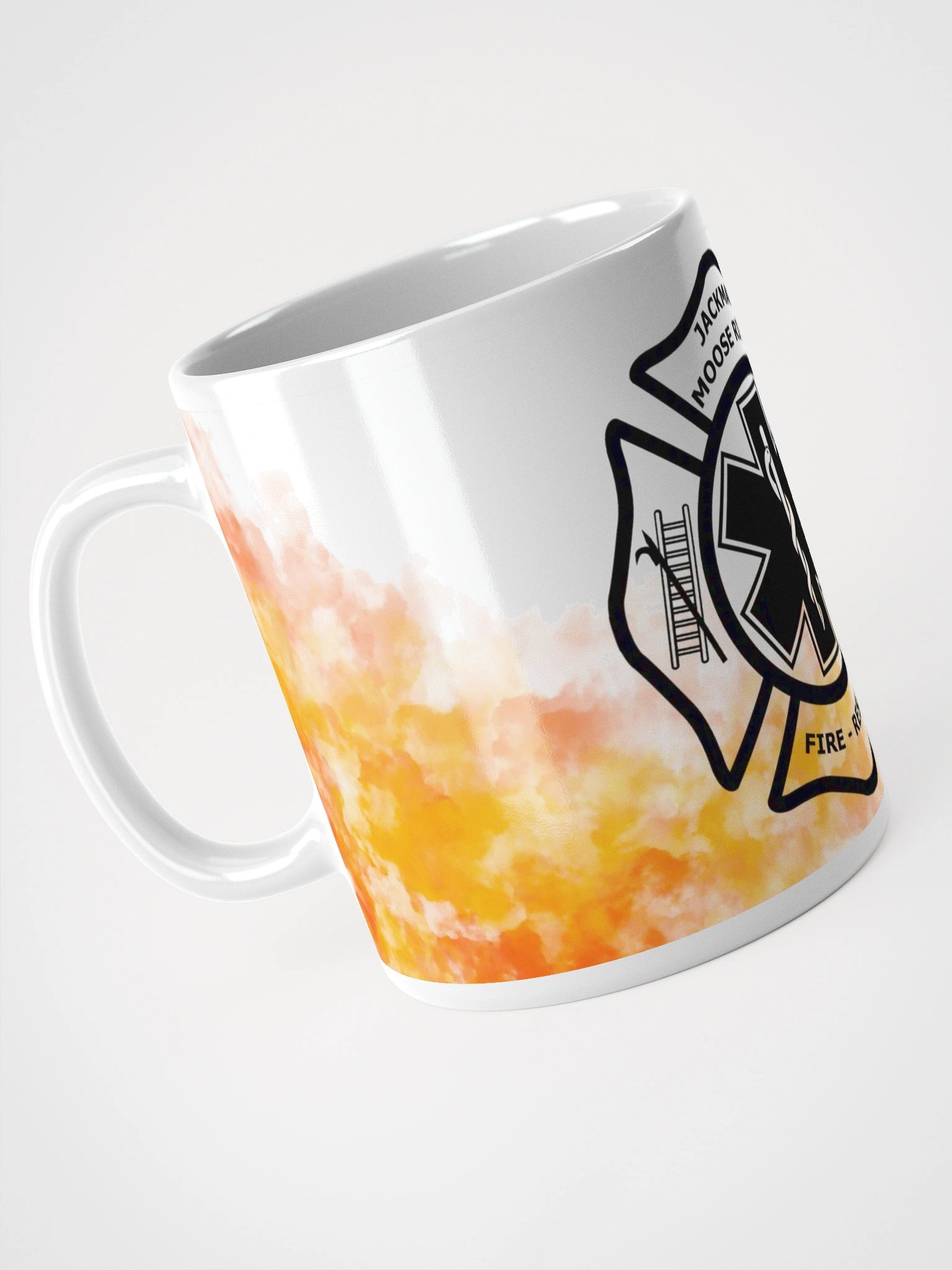 JMRF&RD Emblem White Glossy Mug product image (3)