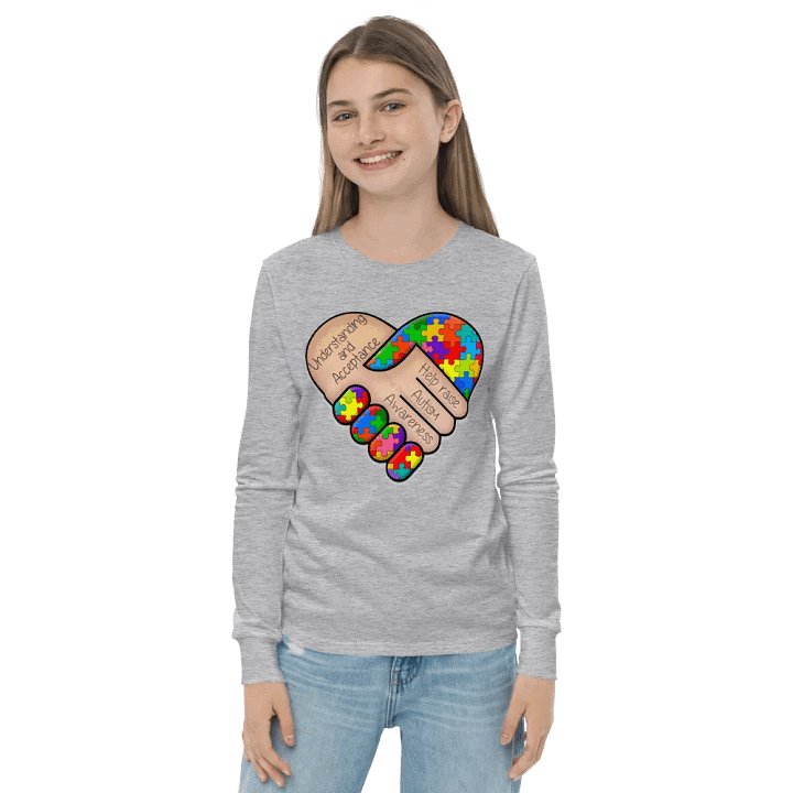 Youth Autism Awareness Long Sleeve Tee product image (20)