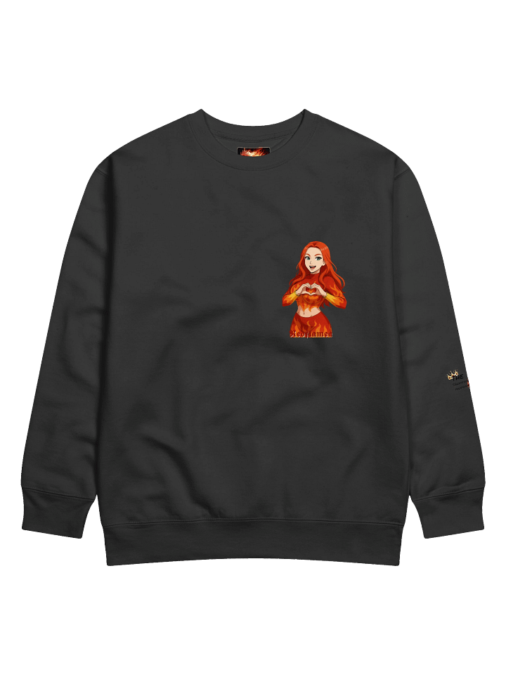 Cotton Heritage Flamey heart Sweatshirt product image (2)