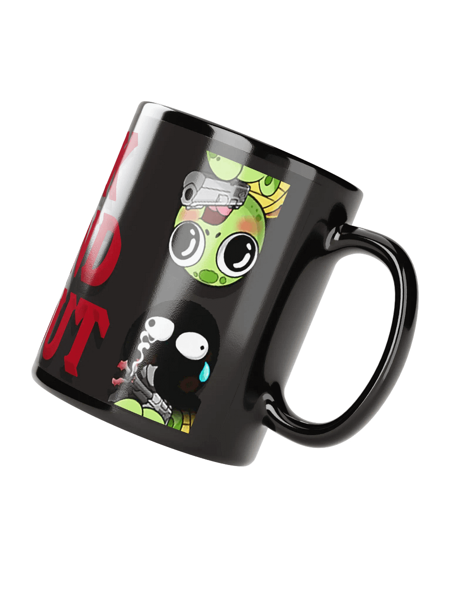 WOMBLE'S F AROUND BLACK MUG product image (3)