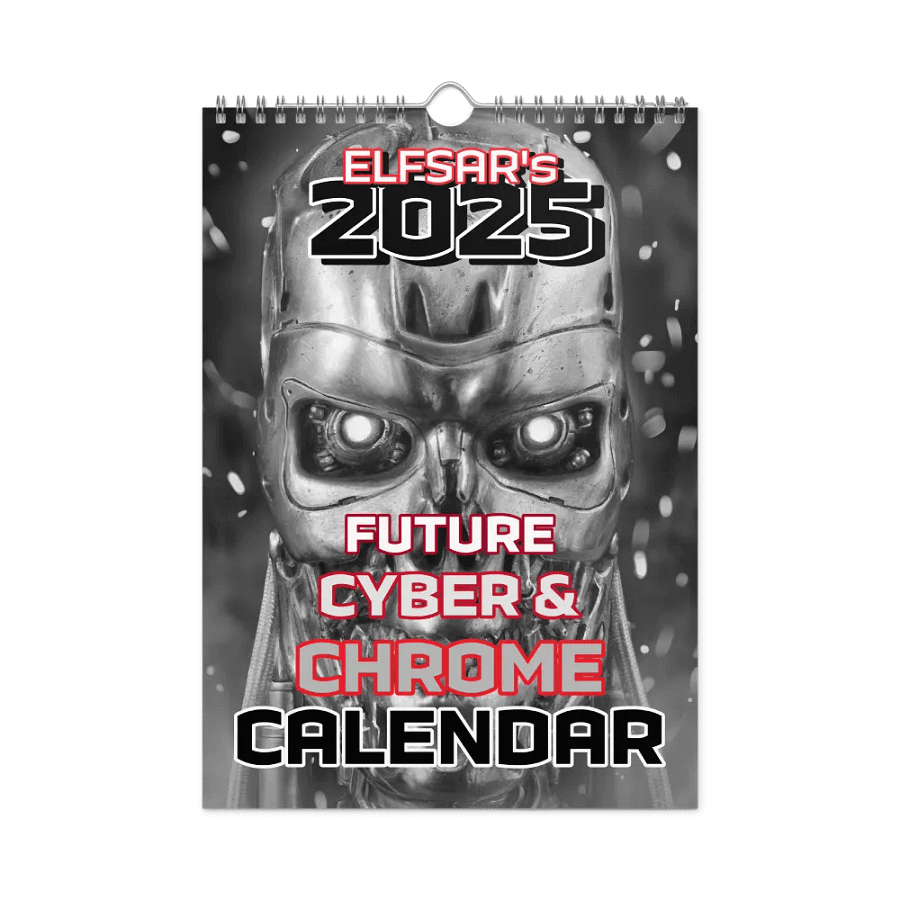 ELFSAR's 2025 FUTURE CYBER & CHROME CALENDAR product image (1)