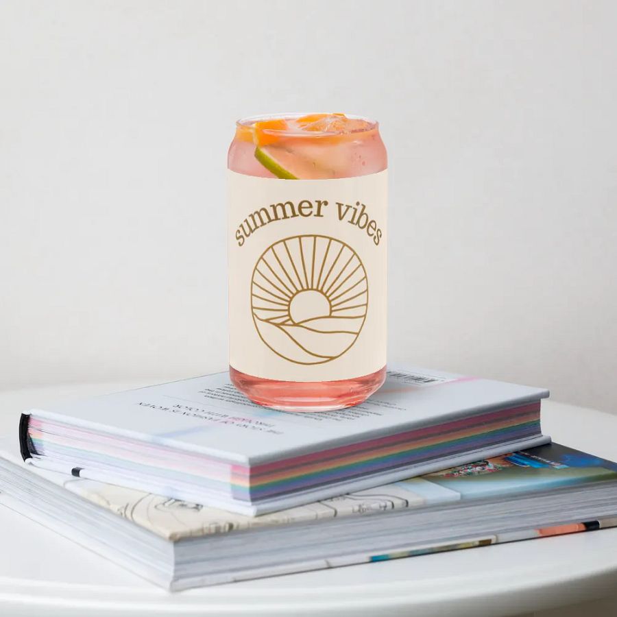Verre en forme de canette summer vibes product image (34)