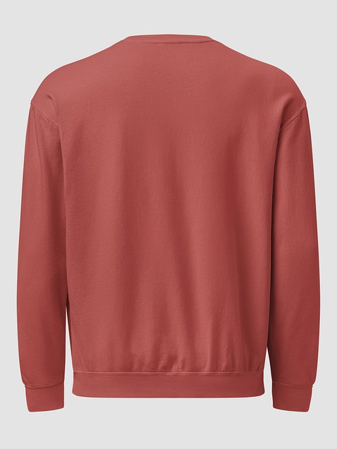 Photo showing Comfort Colors Unisex Garment-Dyed Fleece Crewneck Sweatshir