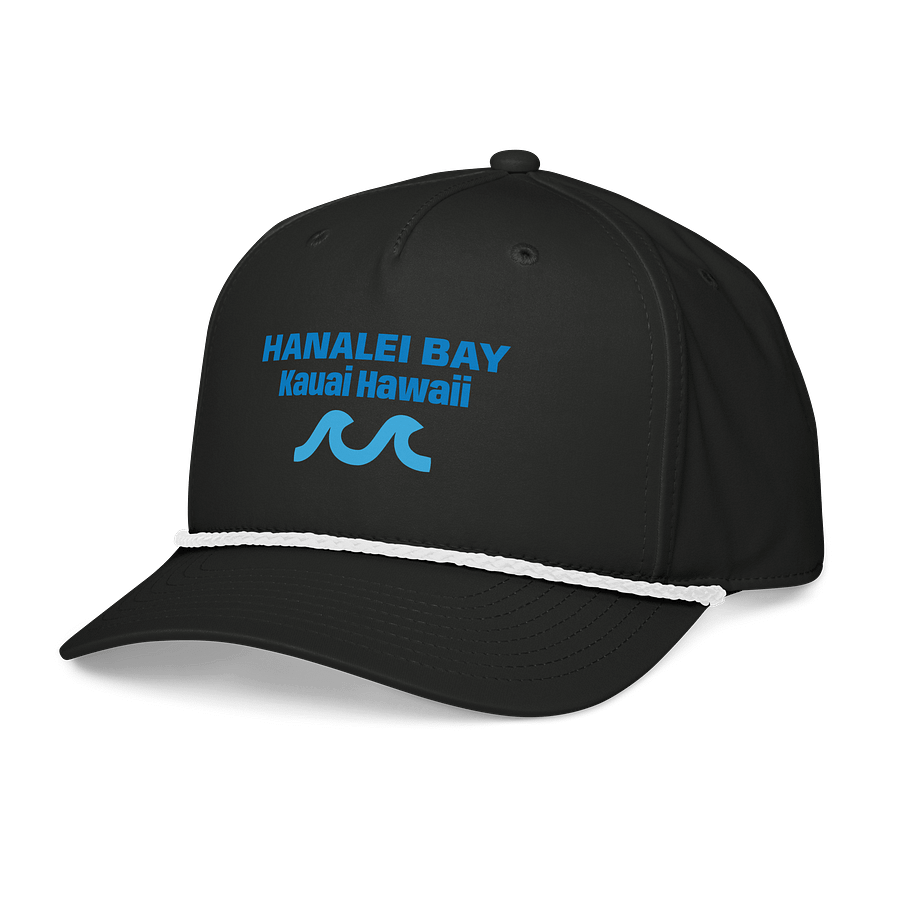 Hanalei Bay, Kauai Hawaii - Richardson Five-Panel Classic Rope Cap product image (3)